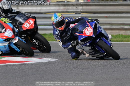 2009-05-10 Monza 0142 Superstock 1000 - Warm Up - Loris Baz - Yamaha YZF R1